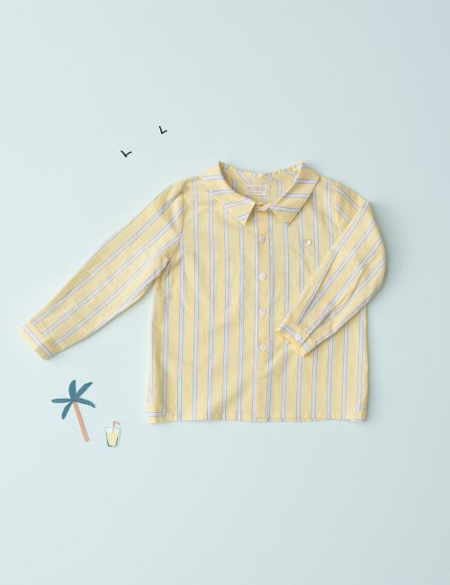 Camisa Niño Raya Limonada Camisa Niño Raya Limonada